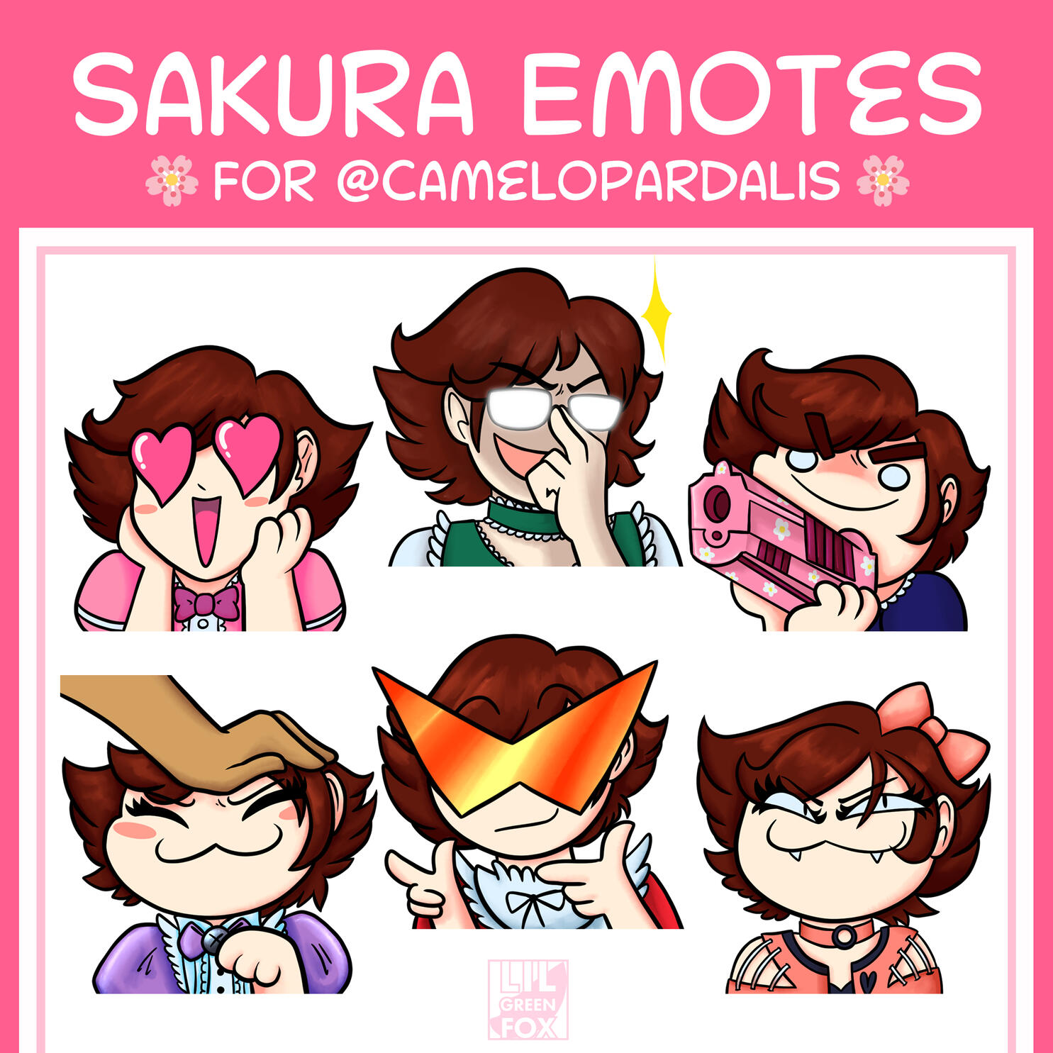 Sakura Emote Pack for Camelopardalis